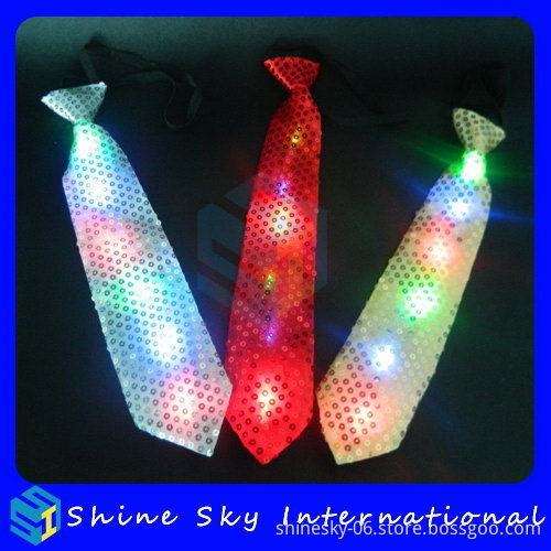 Wholesale New Products Led Bow Tie With Sequins